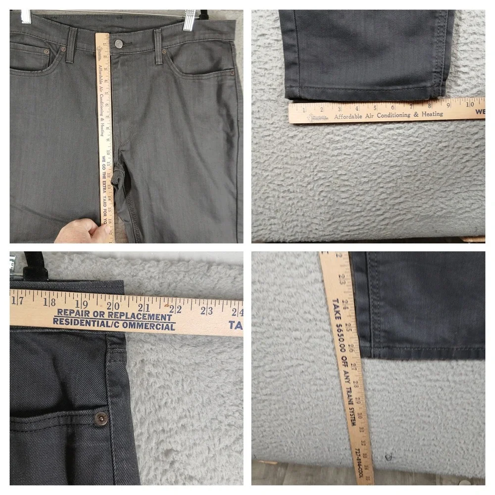 Levi's 541 Athletic Taper Jeans 38x30‎ Dark Grey Denim Pants